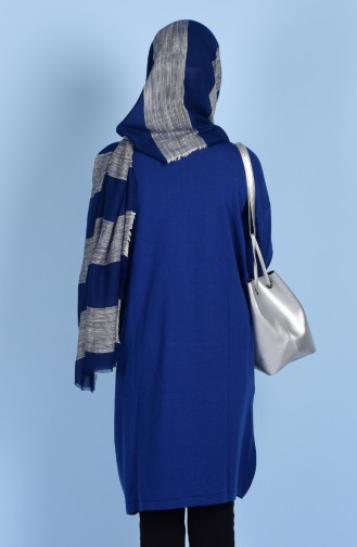Knitwear Tunic 0560-03 Saxon Blue 0560-03