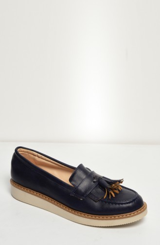 Navy Blue Casual Shoes 50084-02