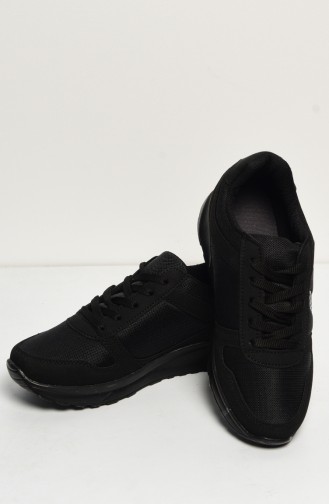 Bayan Spor Ayakkabı 50075-08 Siyah