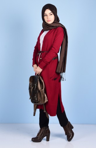 Claret Red Knitwear 40102-02