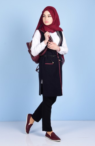 Triko Yelek 1052-04 Lacivert