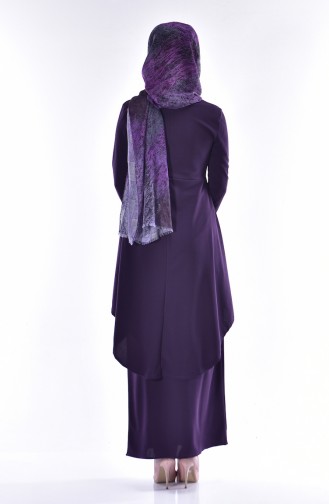Etek Bluz İkili Takım 1028-01 Mor