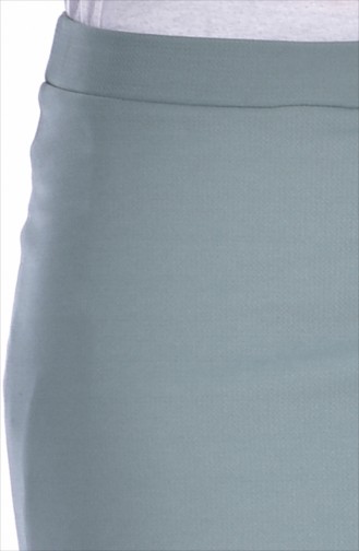 Elastic Waist Skirt 2075M-11 Almond Green 2075M-11
