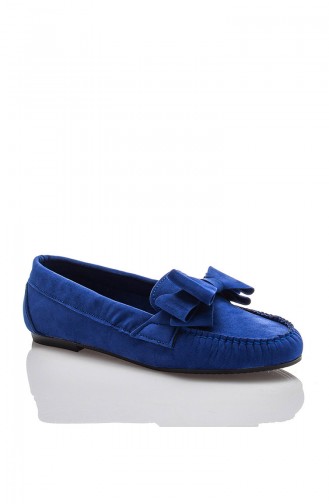 حذاء أكسفورد لون أزرق 602-2