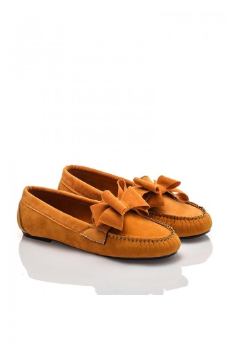 حذاء أكسفورد لون عسلي 606-2