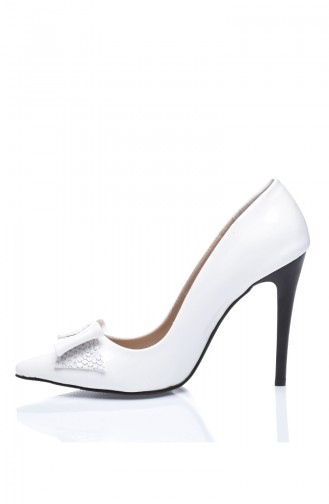 White High-Heel Shoes 60