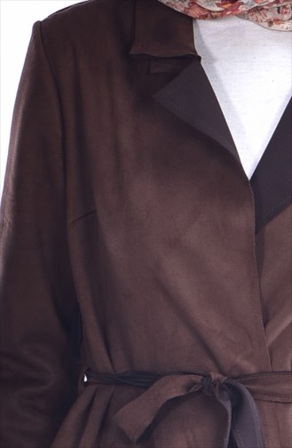 Tasseled Coat 4073-02 Dark Brown 4073-02