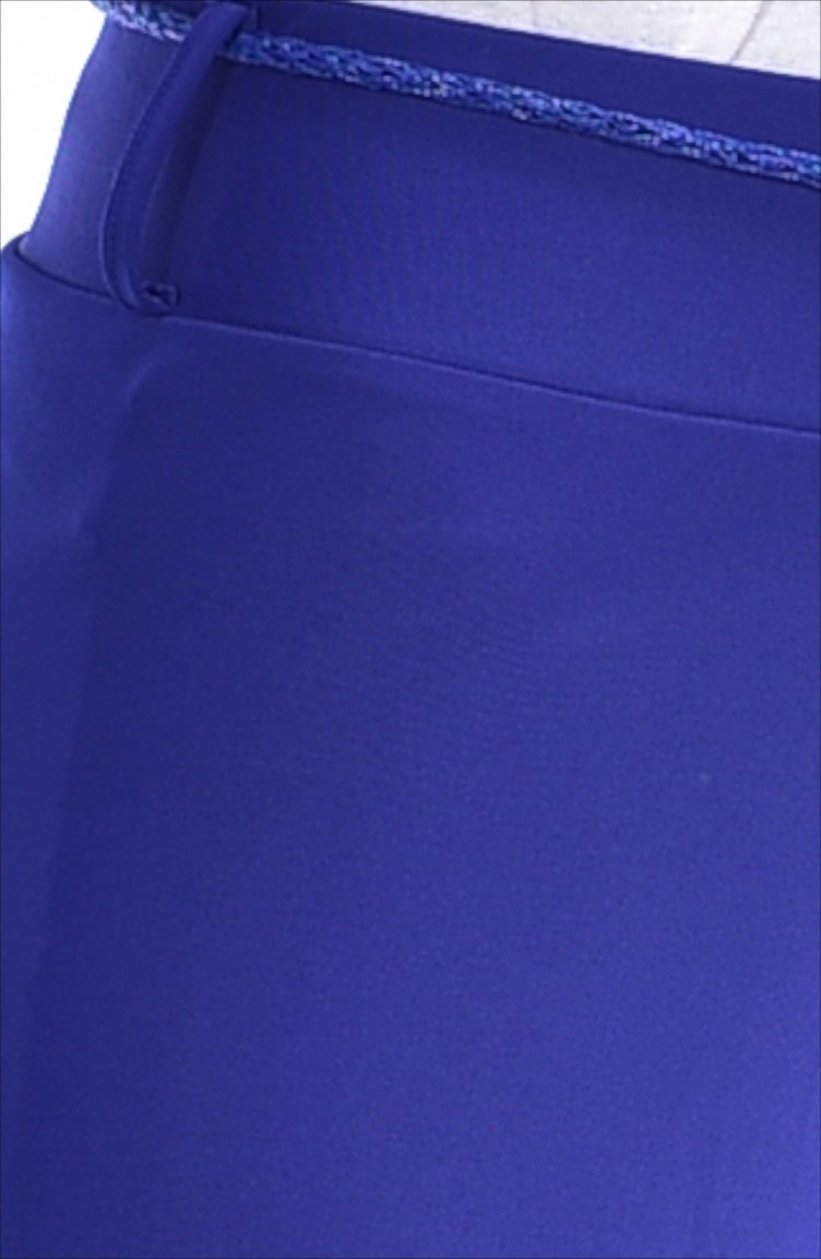 Wide Leg Trousers 4015-02 Saxon Blue 4015-02 | Sefamerve