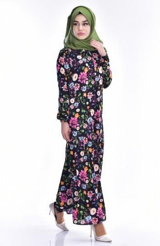 Black Hijab Dress 0094-02