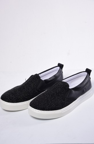 Black Casual Shoes 50094-02