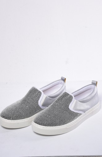 Silver Gray Casual Shoes 50094-03