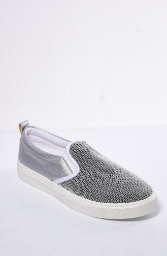 Silver Gray Casual Shoes 50094-03