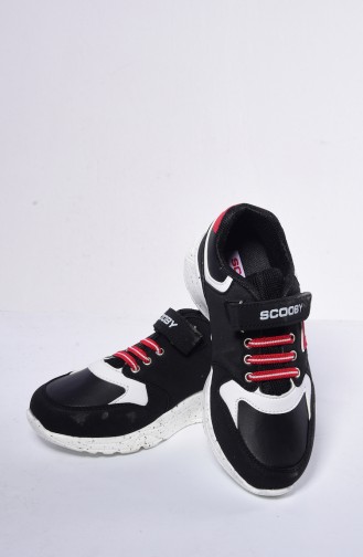 Black Children`s Shoes 50069-03