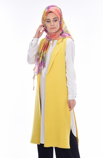 Triko Yelek 17235-04 Sarı