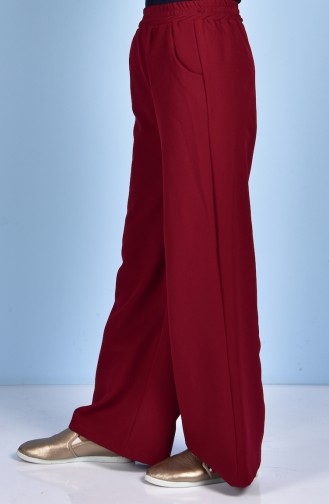 Claret red Broek 5095-04