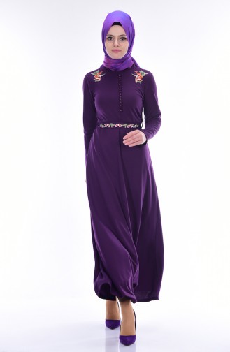 Zwetschge Hijab Kleider 4637-01