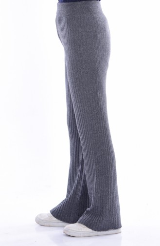 Knitwear Wide Leg Trousers 3988-04 Coal 3988-04