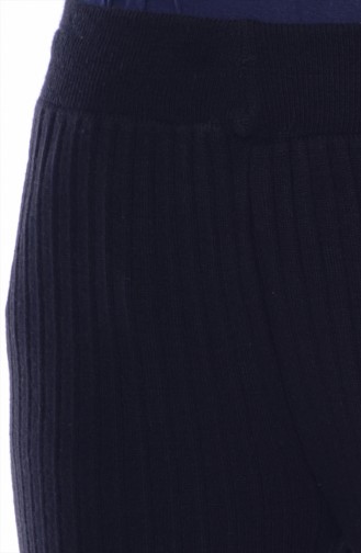 iLMEK Knitwear Wide Leg Pants 3988-07 Black 3988-07
