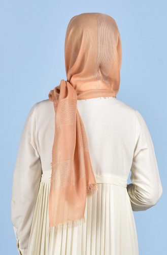 Net Detailed Shawl 19033-02 Light Pink 02