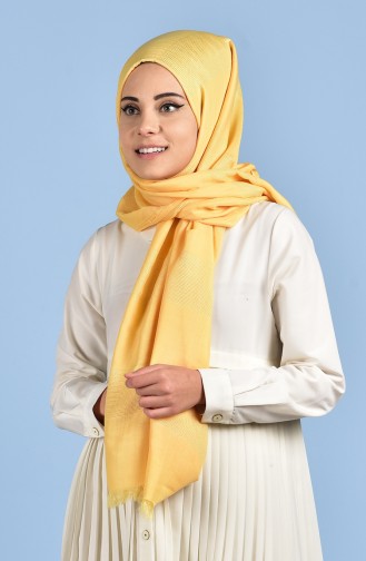 Pale Orange Shawl 06