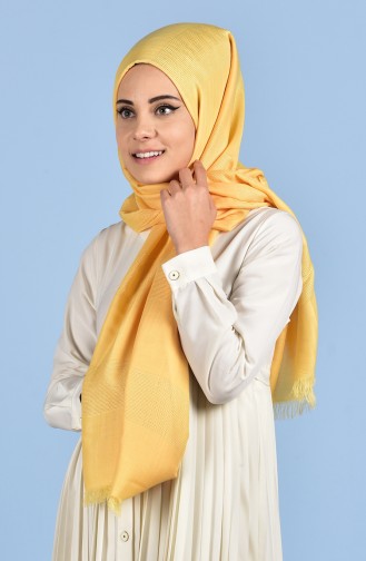 Pale Orange Shawl 06