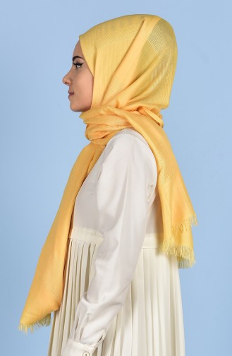 Pale Orange Shawl 06