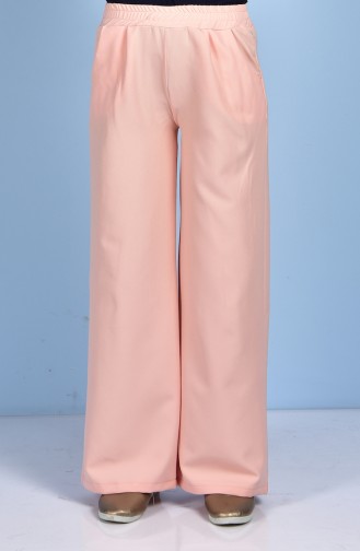 Pantalon Large avec Poches 5095-02 Saumon 5095-02