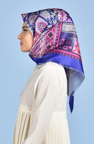 Saxon blue Hoofddoek 05