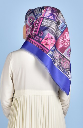 Saxon blue Hoofddoek 05