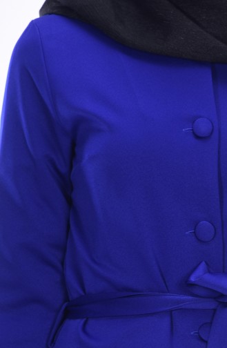 Buttoned Coat 7361-03 Saxon Blue 7361-03