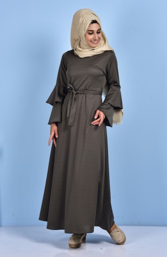 فستان كاكي 1191-02