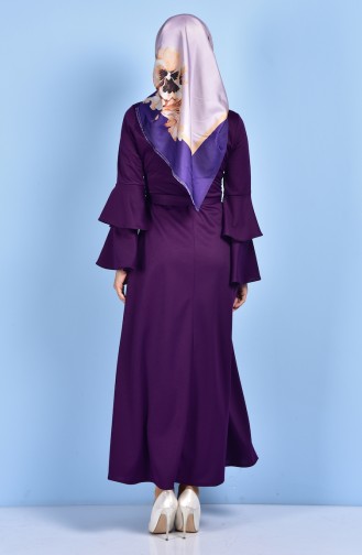 Purple İslamitische Jurk 1191-07