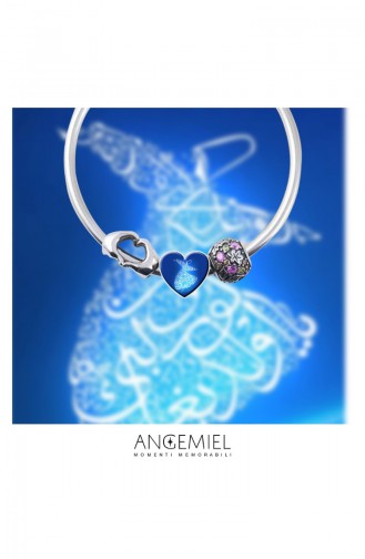 Argent Charm Angemiel Bracelet ALM002762 Coloré 002762
