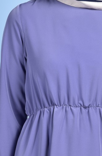 Beli Lastikli Tunik 0067-01 Lila