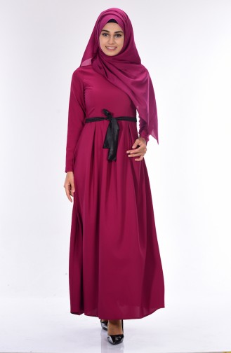Robe Hijab Plum 2258-07
