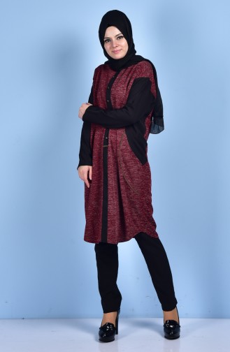 Garnili Tunik 0722-02 Bordo