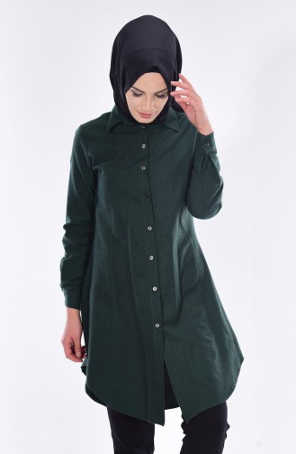 Buttoned Tunic 6276-06 Jade Green 6276-06