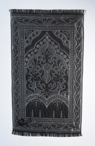 Ensemble Tapis de Prière Pour Offrir Taffetas 2600-01 Noir 2600-01