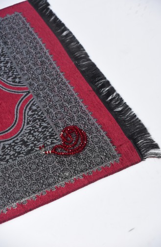Ensemble Tapis de Prière Pour Offrir 8292-10 Bordeaux 8292-10