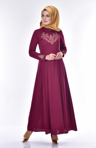 Robe Hijab Plum 4401-03