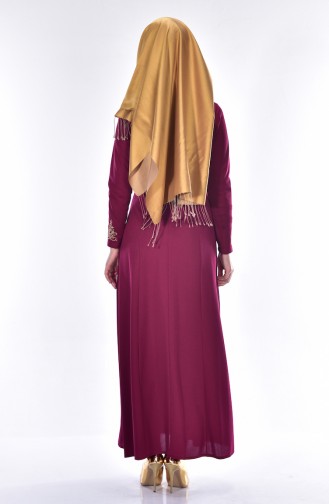 Robe Hijab Plum 4401-03