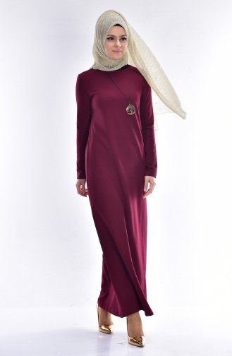 Robe Hijab Cerise 2779-11
