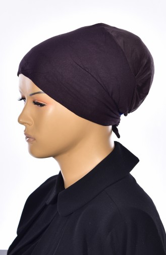 Sefamerve Bonnet Sans Couture Grande Taille 16 Brun 16