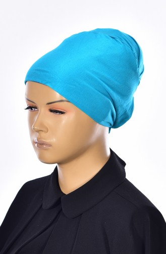 Sefamerve Bonnet Sans Couture Grande Taille 18 Turquoise 18