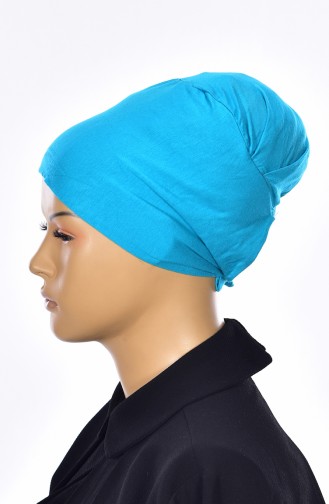 Sefamerve Bonnet Sans Couture Grande Taille 18 Turquoise 18