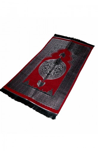 Ensemble Tapis de Prière Pour Offrir 8292-10 Bordeaux 8292-10