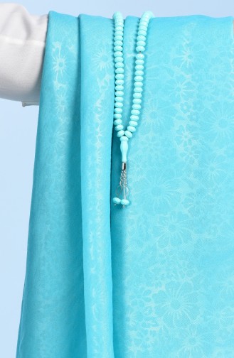 وشاح لون تركواز 9039-05