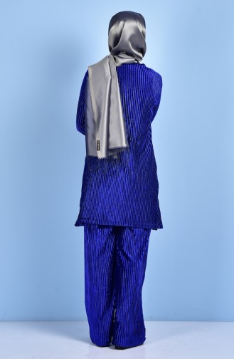 Velvet Tunic Trousers Double Suit 17100-04 Saks 17100-04
