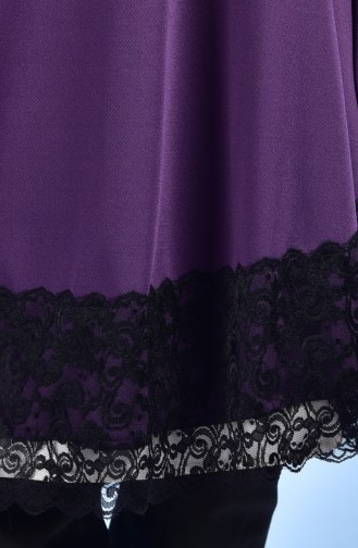 Dark Purple Poncho 4124-10