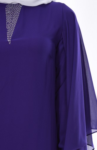 Purple İslamitische Avondjurk 99089-06